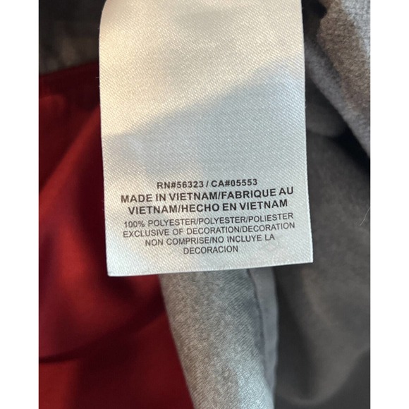 NIKE DRIFIT PULLOVER HOODIE SWEATSHIRT CHARCOAL GRAY & RED XXL OKLAHOMA SOONERS - Picture 5 of 5